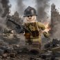 1pc WWII French Infantry Machine Gunner Minifigure