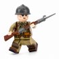 1pc WWII French Adrian Helmet Rifleman Minifigure