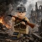 1pc WWII French Dragoon Regiment Soldier Minifigure