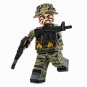 1pc Vietnam War US Tiger Stripe Grunt with Shotgun Minifigure