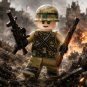 1pc Vietnam War US Helmeted Grunt with Shotgun Minifigure
