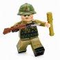 1pc Vietnam War North Vietnamese AK Infantry Minifigure