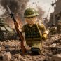 1pc Vietnam War North Vietnamese AK Infantry Minifigure