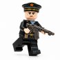 WWII Soviet Naval Infantry Black Uniform SMG 1pc Minifigure
