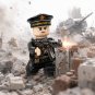 WWII Soviet Naval Infantry Black Uniform SMG 1pc Minifigure
