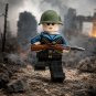 WWII Soviet Naval Infantry Helmet Rifleman 1pc Minifigure
