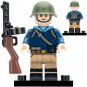 WWII Soviet Naval Infantry Helmeted SMG Trooper 1pc Minifigure