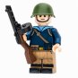 WWII Soviet Naval Infantry Helmeted SMG Trooper 1pc Minifigure