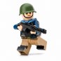 WWII Soviet Naval Infantry Helmeted SMG Trooper 1pc Minifigure