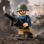 WWII Soviet Naval Infantry Helmeted SMG Trooper 1pc Minifigure