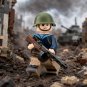 WWII Soviet Naval Infantry Helmeted SMG Trooper 1pc Minifigure