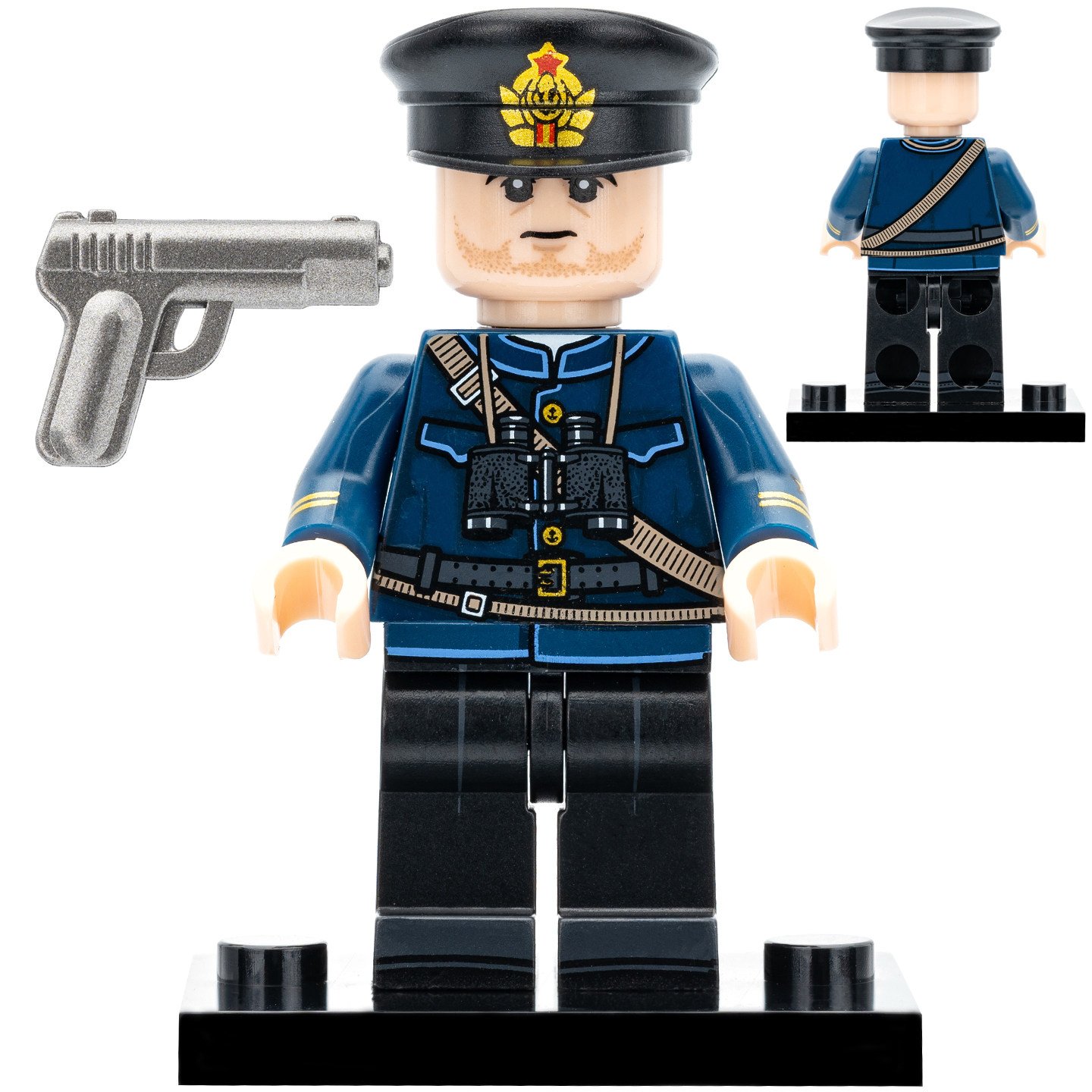 WWII Soviet Naval Infantry Drum SMG Sailor 1pc Minifigure