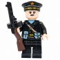 WWII Soviet Naval Infantry Commander with Pistol 1pc Minifigure