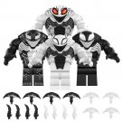 4pc Venom Anti Venom Symbiote Minifigure Set