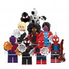 8pc Spider Verse Hero Custom Minifigure Set