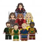 8pc TV Superhero Team Custom Minifigure Set