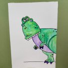 T-Rex peeking in