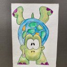 Turtle handstand