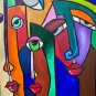 Faces-Modern art