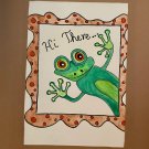 Hi there sticky fingered frog