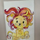 Baby Lion with fiery mane