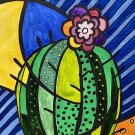 Cactus with bloom