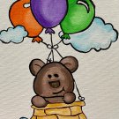 Teddy bear balloon ride