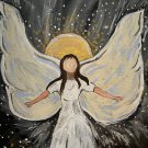 Angel wings ready for flight