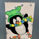 Ice skating penguin