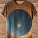 Men's Science Fiction Desert Mysterious Landscape Art Print Cotton And Linen T-Shirt