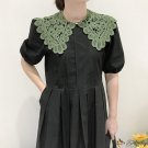 New fashionable literary style lace hollow small shawl cane clothing decorative cotton thread lace f