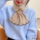 New imitation rabbit fur scarf autumn and winter fur collar knitting cross scarf fashion warm female