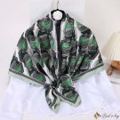 New satin twill silk scarf 110cm large square scarf ladies scarf printing headscarf shawl scarf