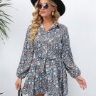 Elegant Fashion Flower Print Mini Dress Elegant Fashion Flower Print Mini Dress