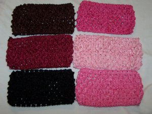 3" Crochet Headbands