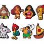Ocean Treasures: 12pcs Moana-Inspired Charms Set