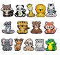 Tiny Zoo Crew: 14PCS Adorable Animal Shoe Charms