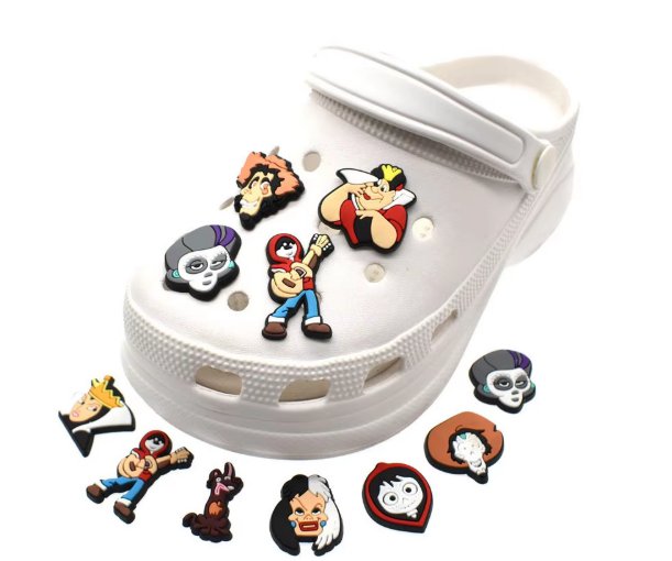 16PCS ToonSteps: Coco-Inspired Shoe Bling