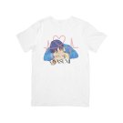 Cute Sleeping Boy Anime Illustration T-Shirt Aesthetic Graphic Tee