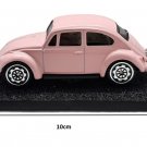 Pink VW Beetle Diecast Model Car 1:54 Fridge Magnet - Detachable Base