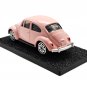 Pink VW Beetle Diecast Model Car 1:54 Fridge Magnet - Detachable Base