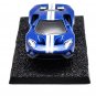 Blue Ford GT 2017 Diecast Model Car 1:64 Fridge Magnet Detachable Base