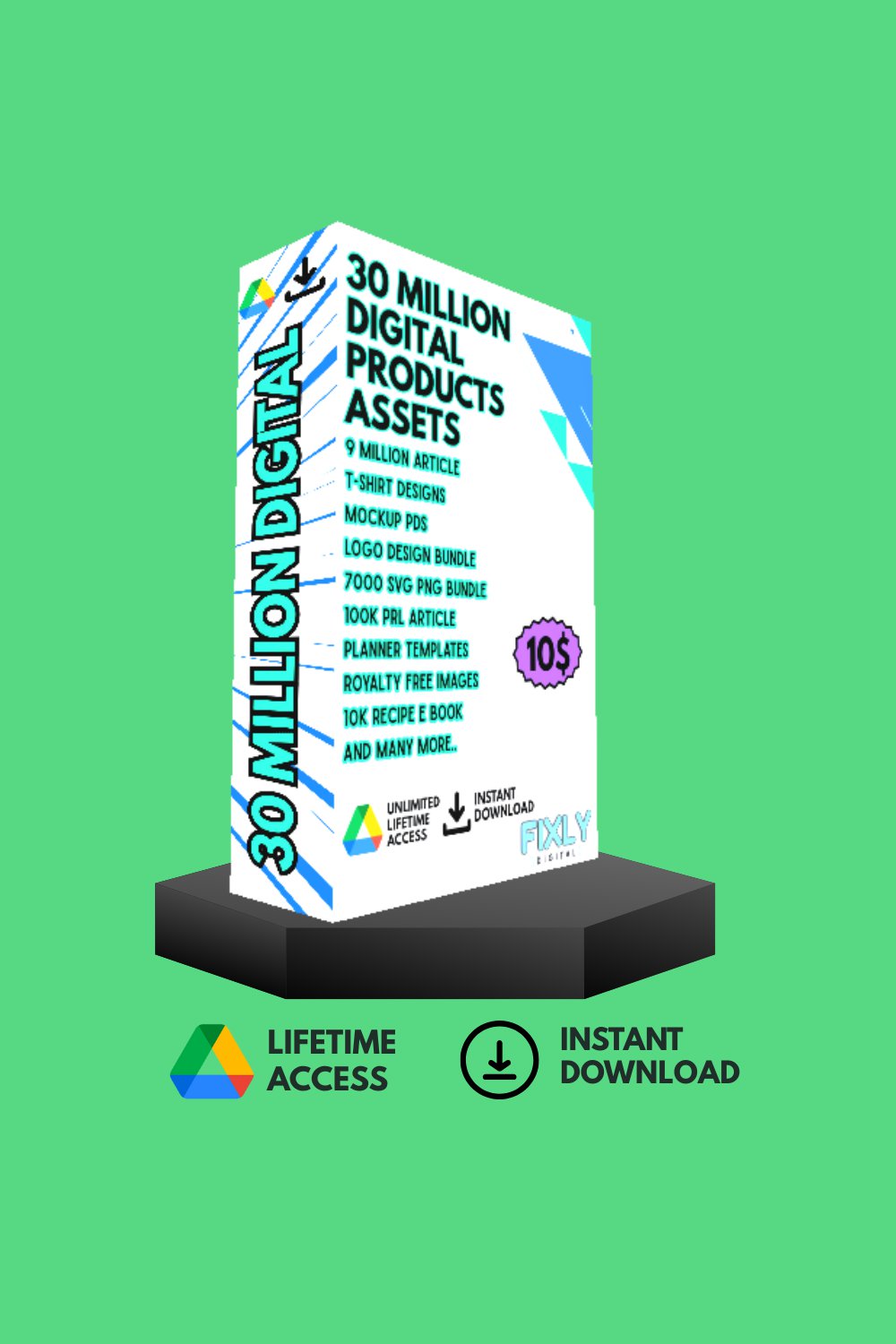 30 Million Digital Products Assets