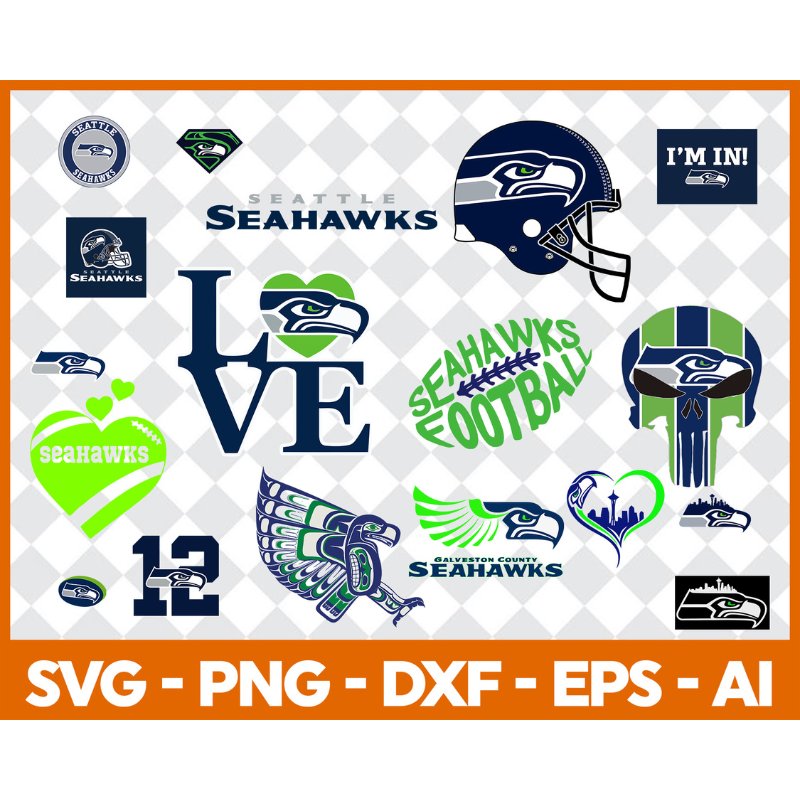 Seattle Seahawks Logo SVG Blue Wave Baseball Logo PNG,Legion of Boom