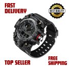 G shock Men's watches Multifunction Sport  Waterproof Military Outdoor Stopwatch Black New