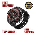 G shock Men's watches Multifunction Sport  Waterproof Military Outdoor Stopwatch Red New