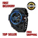 G shock Men's watches Sports Chronograph Outdoor Waterproof Multifunction Stopwatch Blue New
