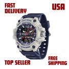 Men's G Shock watches Multifunction Sports Waterproof Military Outdoor Stopwatch White Blue New