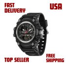 Men's G Shock watches Multifunction Sports Waterproof Military Outdoor Stopwatch Black New