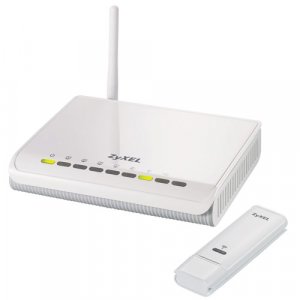 ZyXEL NBG334W Dual-SSID Wireless Router,No G202 USB 2.0 Wireless no UPC - NBG334WKIT